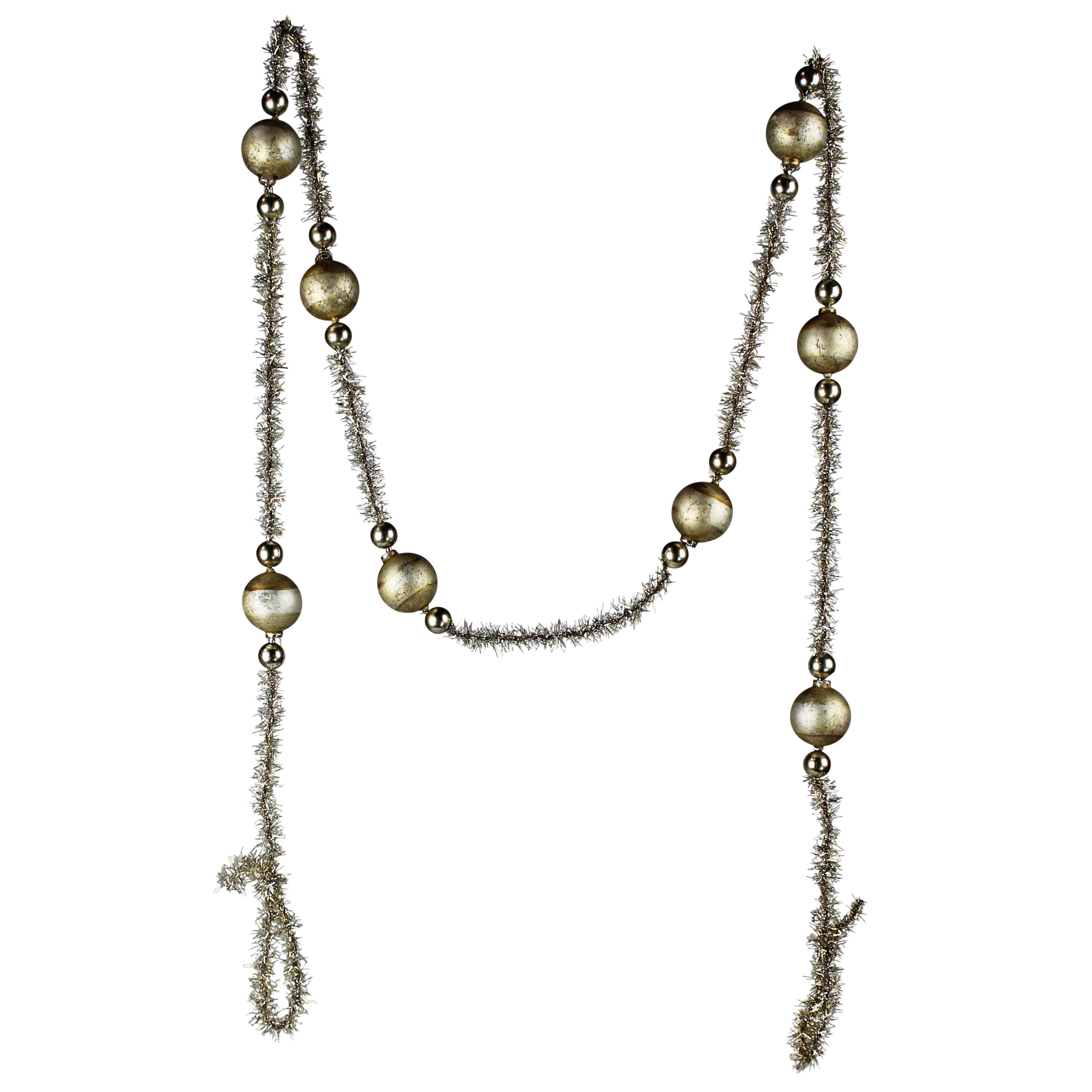 HomArt - Wholesale Bunting/Garland - Glass & Tinsel Garland, Gold1