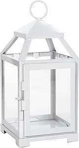 Hosley - Wholesale Lantern - 12IN WHITE LANTERN
