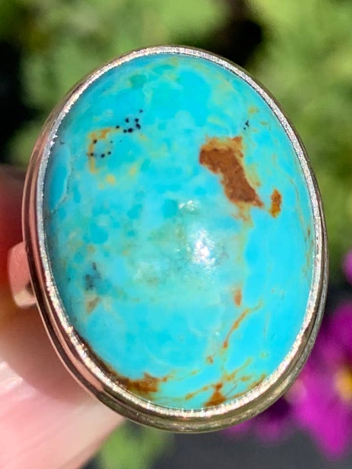 Anillo turquesa tamaño 6 para venta al por mayor de Wild Peonies Xo
