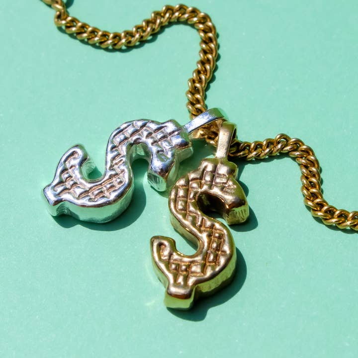 dollar charm for wholesale by Khirea Jewels