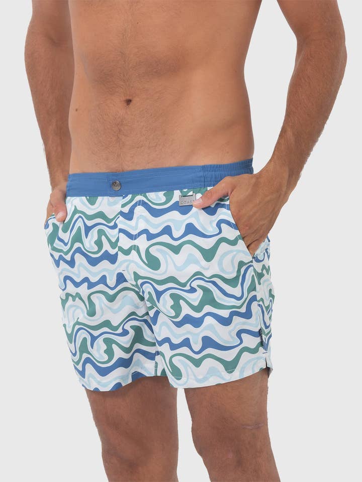 Palm Springs Swim Shorts for wholesale by Coast Clothing Co