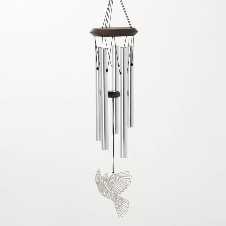 Woodstock Habitats™ Chime - Mirror, Cardinal for wholesale by Woodstock Chimes