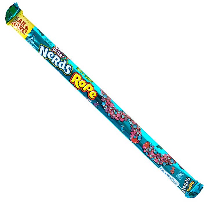 La Luna Bella - Toys - Venta al por mayor Golosinas duras - NERDS ROPE CARAMELO VERY BERRY 24PCS/EXPOSITOR 26G - LLB Candy