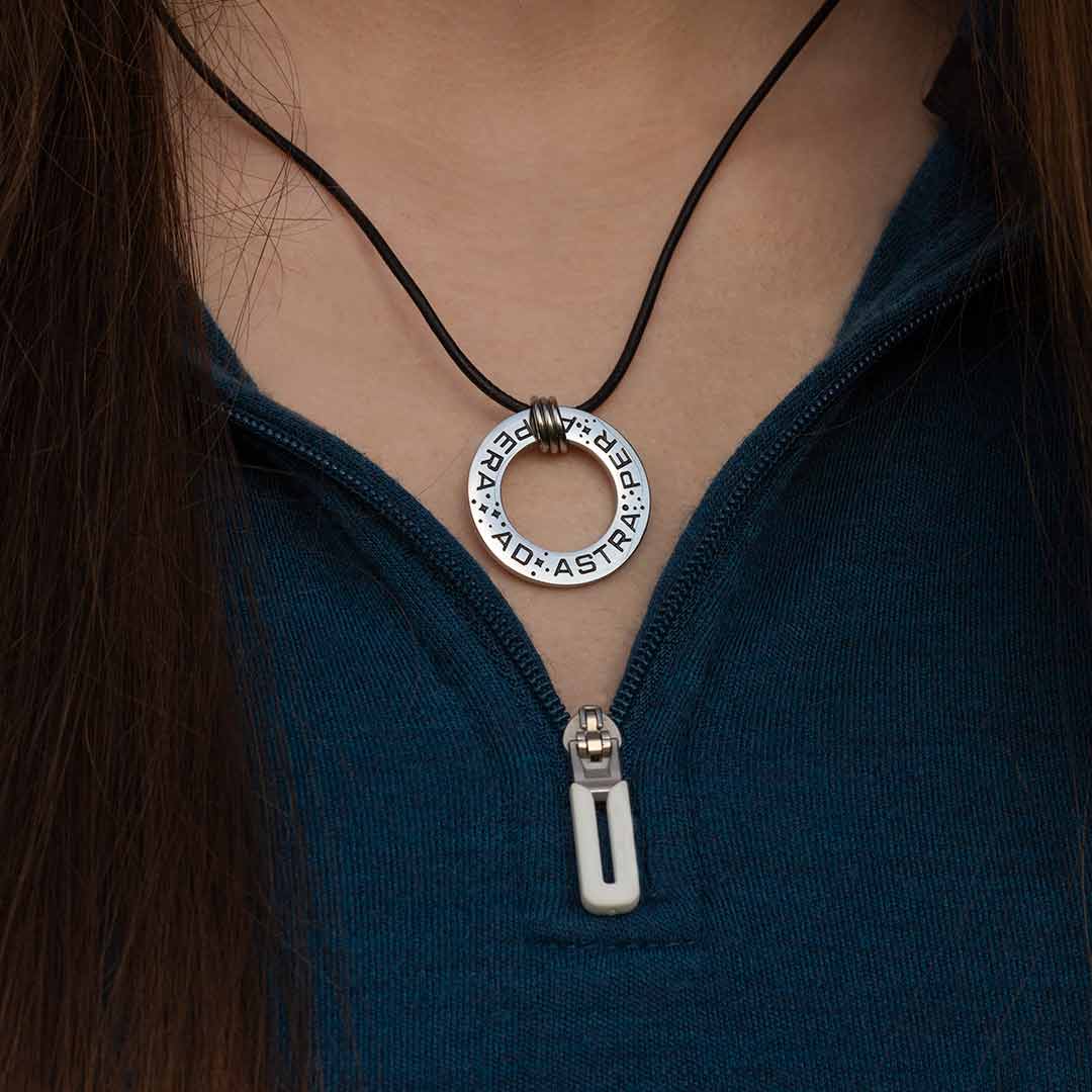 Boutique Academia - Wholesale Pendant/Charm Necklace - Ad Astra Per Aspera Necklace4