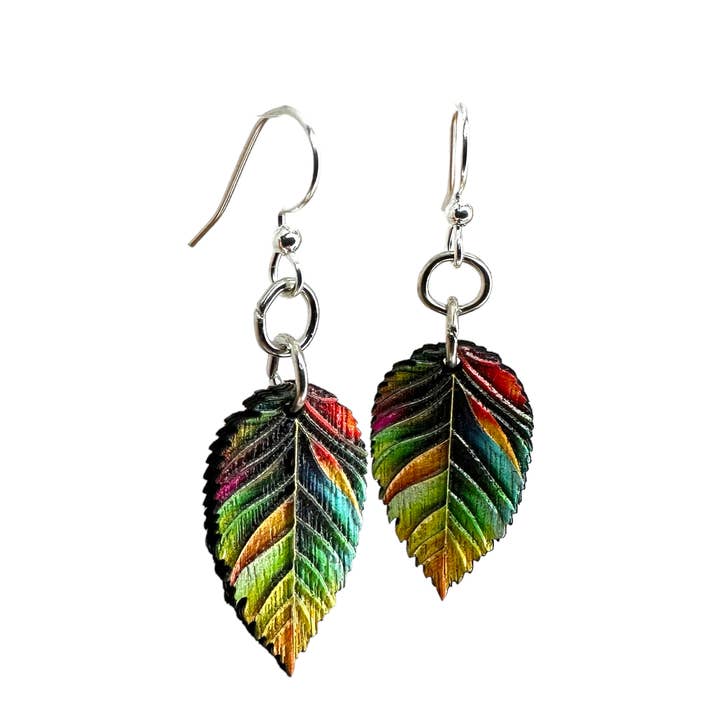Green Tree Jewelry - Wholesale Dangle Earrings - All Seasons Leaf Blossom Earrings3