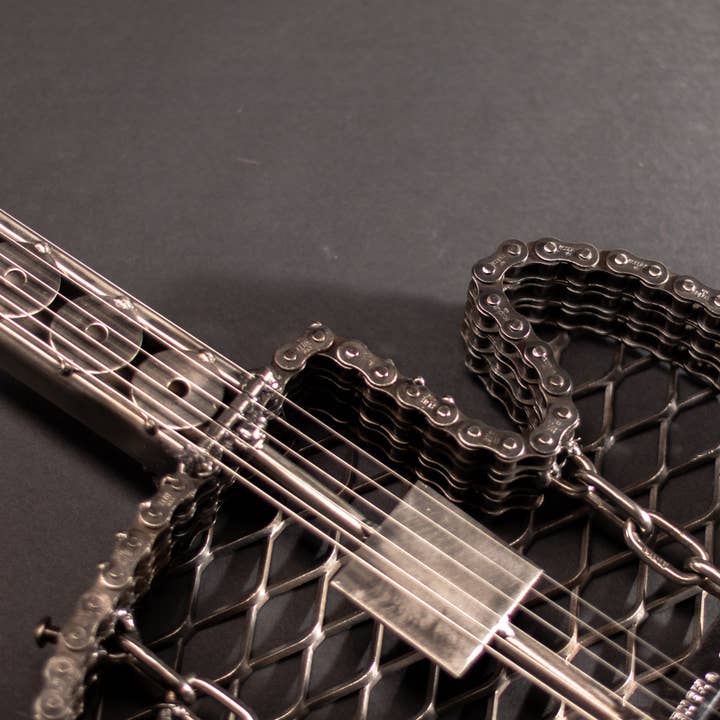 Metal Relic - Wholesale Sculpture - "The Classic" Metal Electric Style Guitar Sculpture Heavy Metal Wall Art21