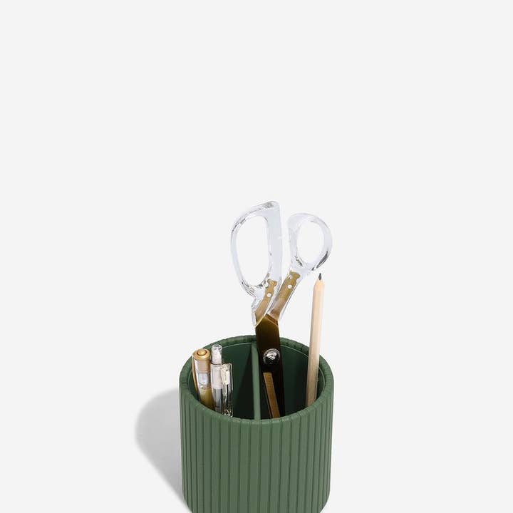 Stackers – wholesale Desk organiser – Desk Stationery Pot- Emerald2
