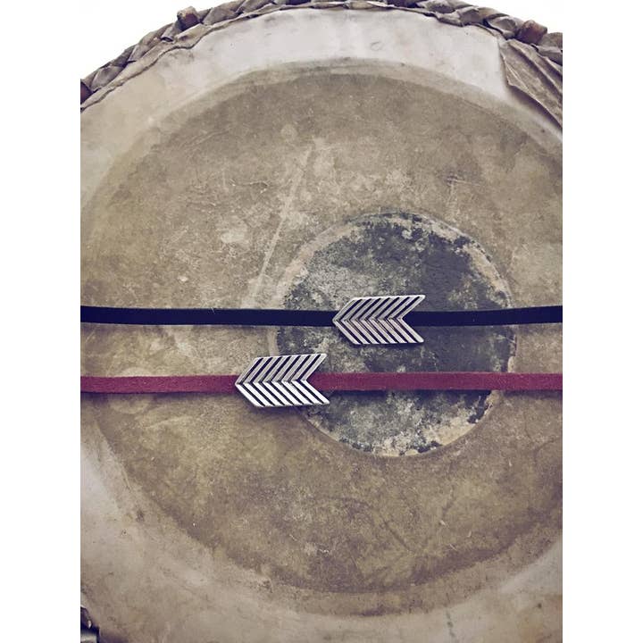 chevron / arrow choker necklace or wrap bracelet for wholesale by Peacock & Lime