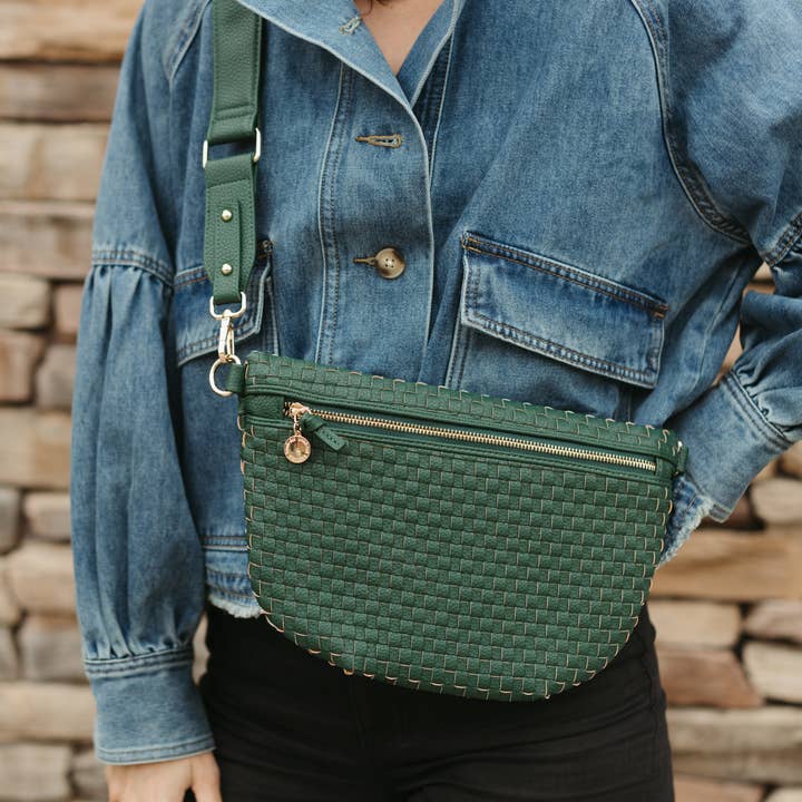 Lumi + Sol - Wholesale Crossbody Bag - Women's - Lumi Woven Crossbody Bag7
