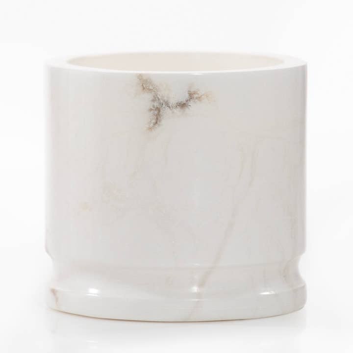 Andaluca - Wholesale Jar/Filled Candle - Palo Santo Scented White Marble Candle7