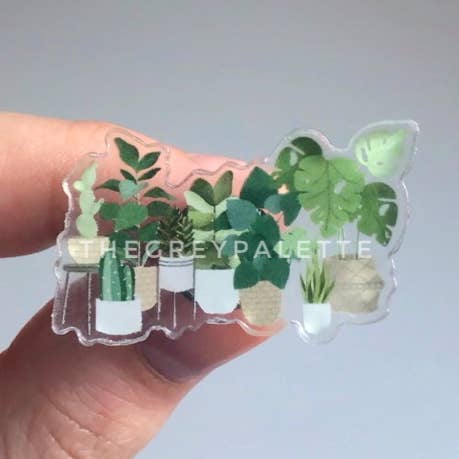 Pin acrílico vegetal para venta al por mayor de The Grey Palette