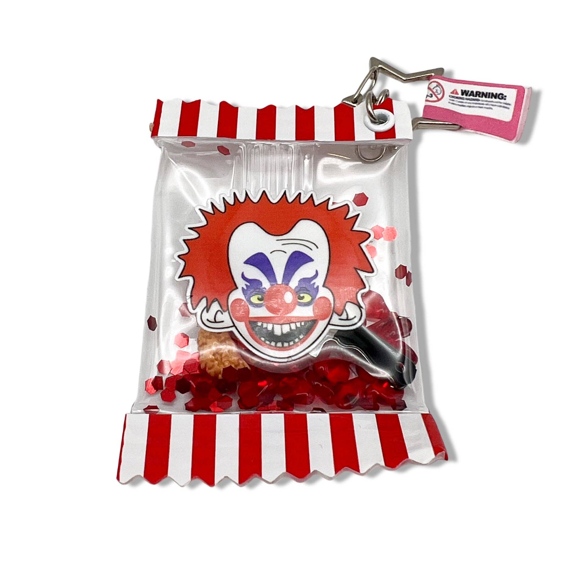 Geekish Gifts - Wholesale Keychain - Unisex - Killer Klowns from Outer Space Shaker Keychain0