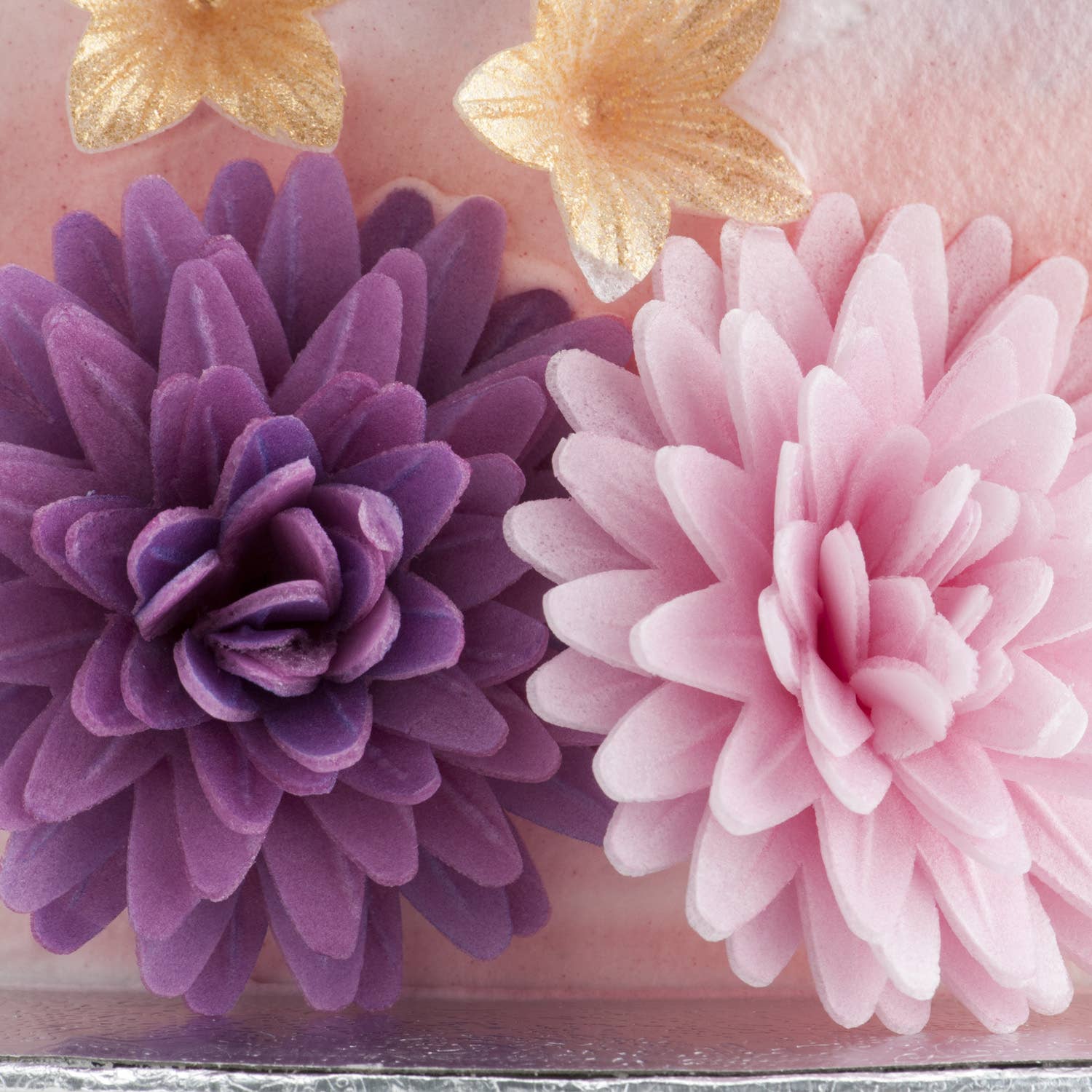 dekora - Wholesale Cake/Cupcake Topper - Wafer Edible Flowers, 4.5 cm4