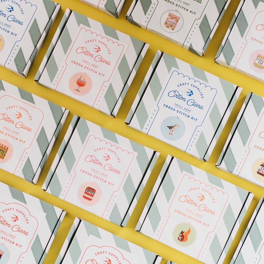 Cotton Clara Craft Kits & Supplies - Venta al por mayor Kits de costura - Kit de Punto de Cruz de Mantequilla para Principiantes5