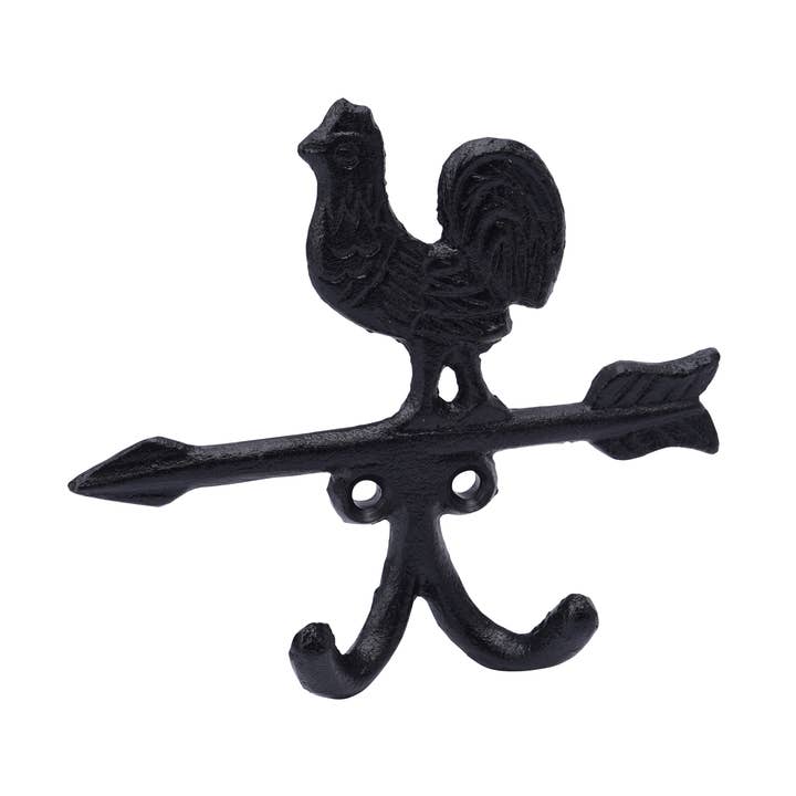 Rooster Double Wall Hook for wholesale by CGB Giftware