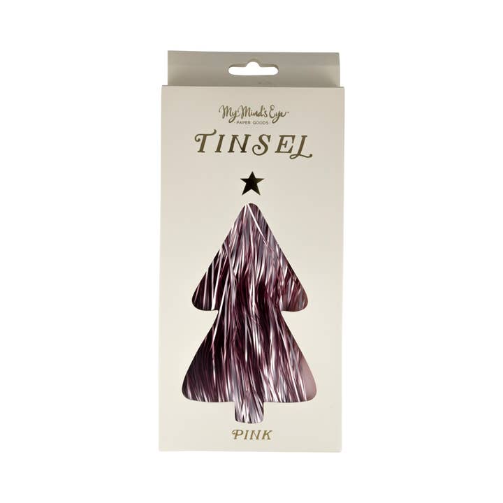 My Mind’s Eye - Wholesale Christmas Decoration - LUX1109 - Pink Tinsel