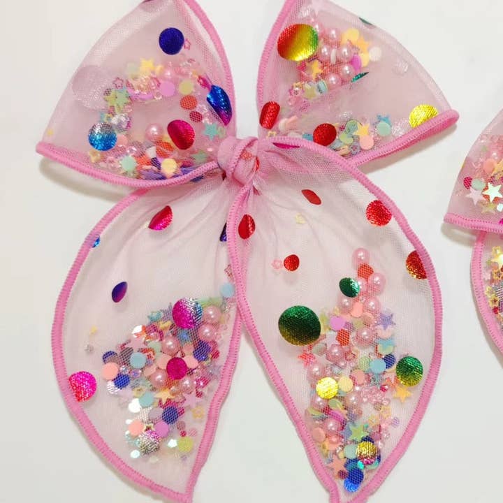 Mesh Shaker Bow - Hair Party for wholesale by Cheeky Plum