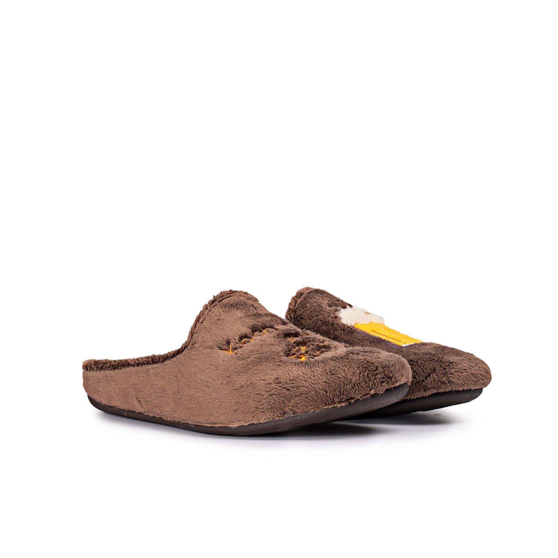 Marpen Slippers - Wholesale Slippers - Women's - “Keep Calm and Drink Beer” Brown Slippers2