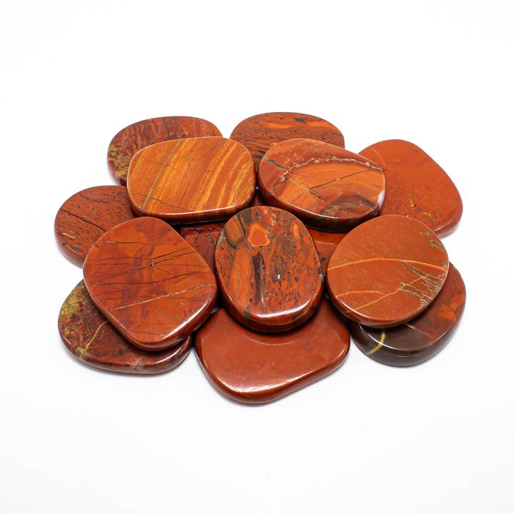 Quasar Gems USA - Wholesale Spiritual Stone/Crystal - Red Jasper Smooth Large 1KG0