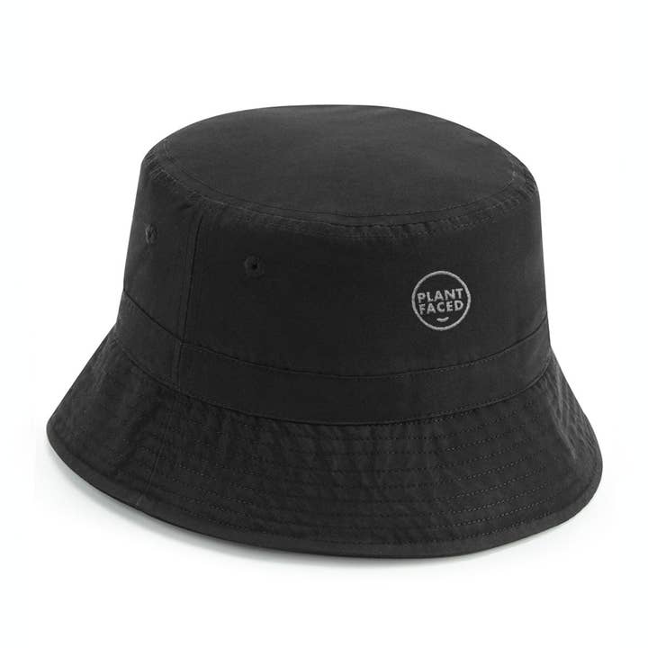 Plant Faced Clothing – wholesale Bucket hat – Unisex – Plant Faced RECYCLED Bucket Hat - Black3