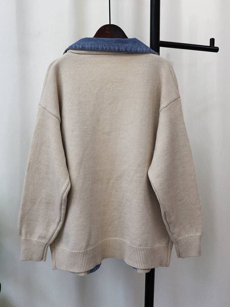 safistyle - Wholesale Denim Jacket - Women's - Patchwork Pocket Denim Jacket5