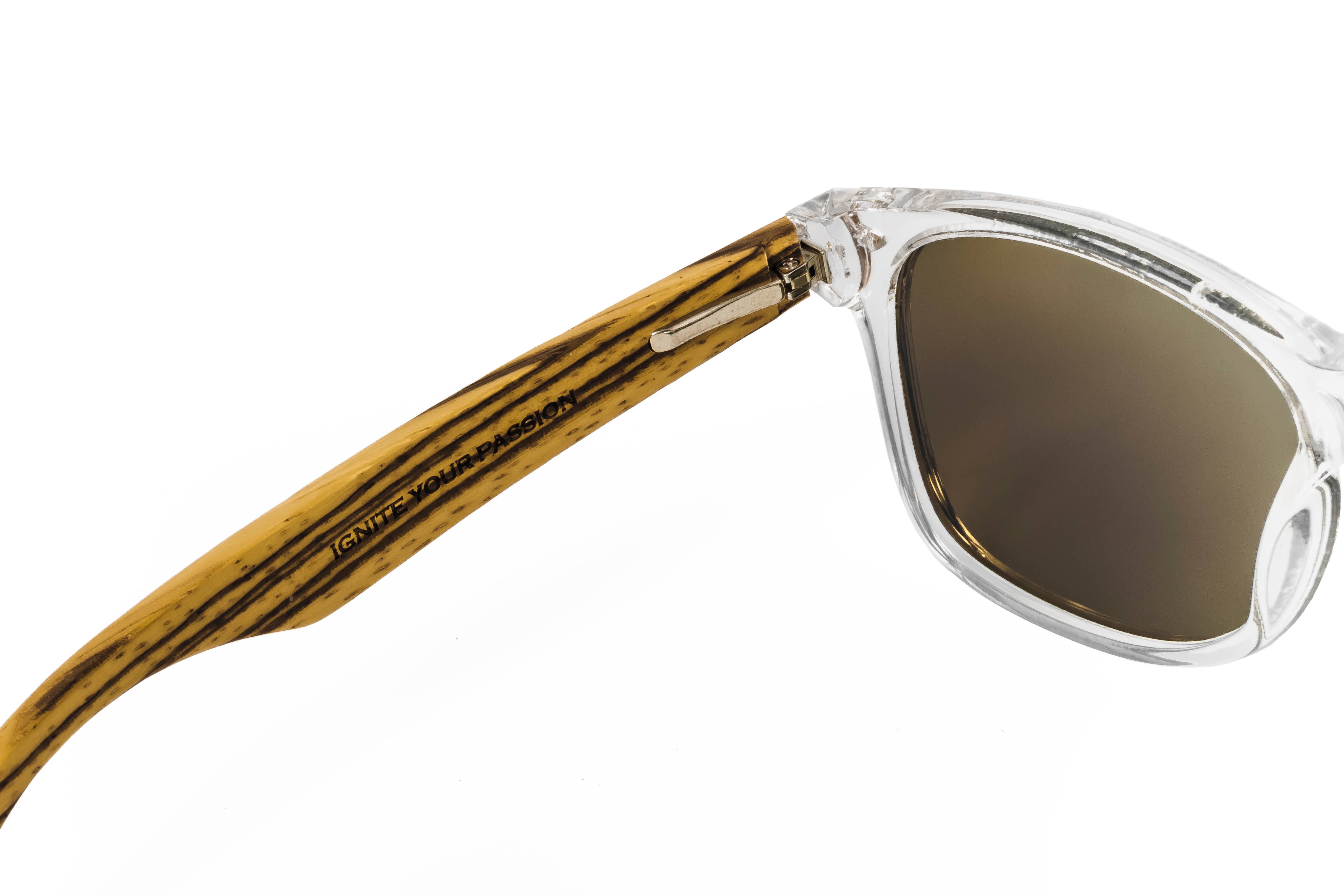 Wooden Element - Wholesale Sunglasses - Unisex - Cross Color (Light Blue) Sunglasses4