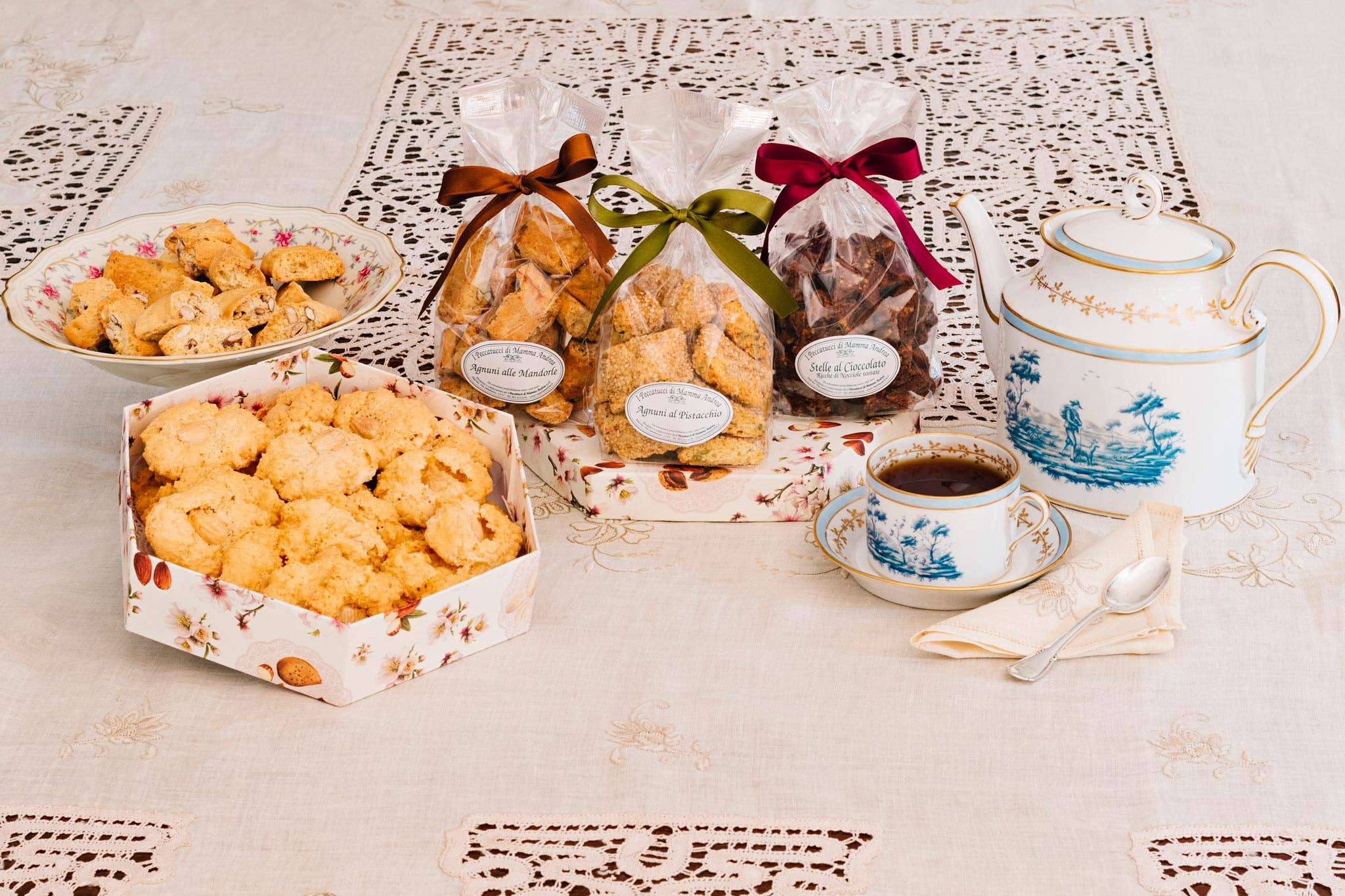 I Peccatucci di Mamma Andrea - Wholesale Cookie - Pistachio "Agnuni" Biscouits0