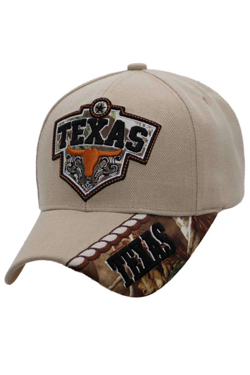 Cap Zone - Wholesale Baseball Cap - Unisex - Texas Longhorn Embroidered Twill Acrylic Baseball Cap4