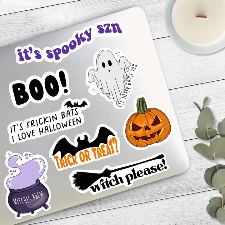 Halloween klistermärke Bundle för wholesale av Birch Studios