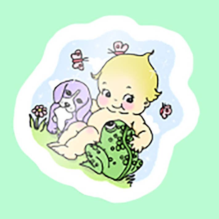 Sticker Kewpie en vrienden voor wholesale door Riley Grae