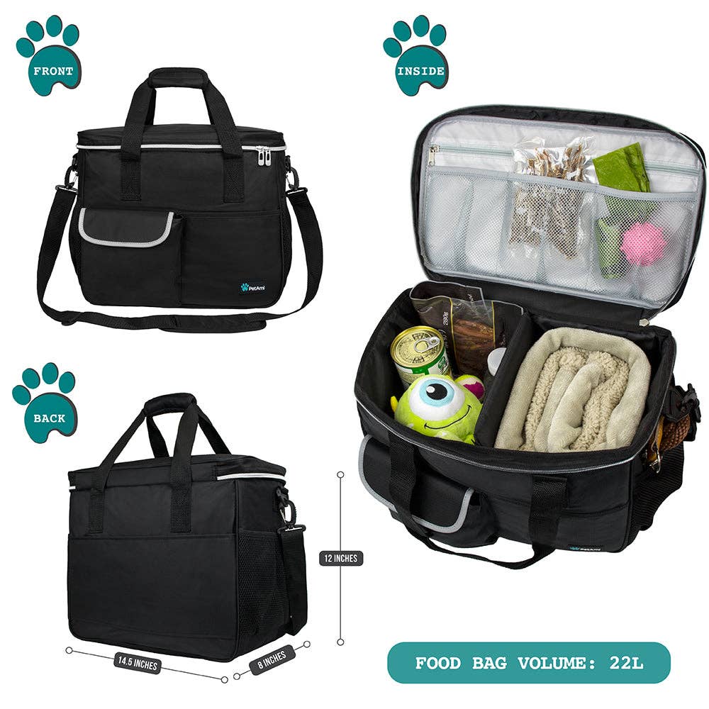 PetAmi - Vendita all'ingrosso Trasportino - Cani e gatti - Borsa Organizer Deluxe da Viaggio per Animali61