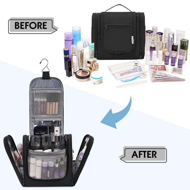 NARWEY INC - Wholesale Toiletry Bag - Women's - Hanging Toiletry Makeup Bag With compartment11