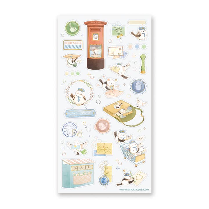Birb Post Sticker Sheet Birb Post Sticker Sheet