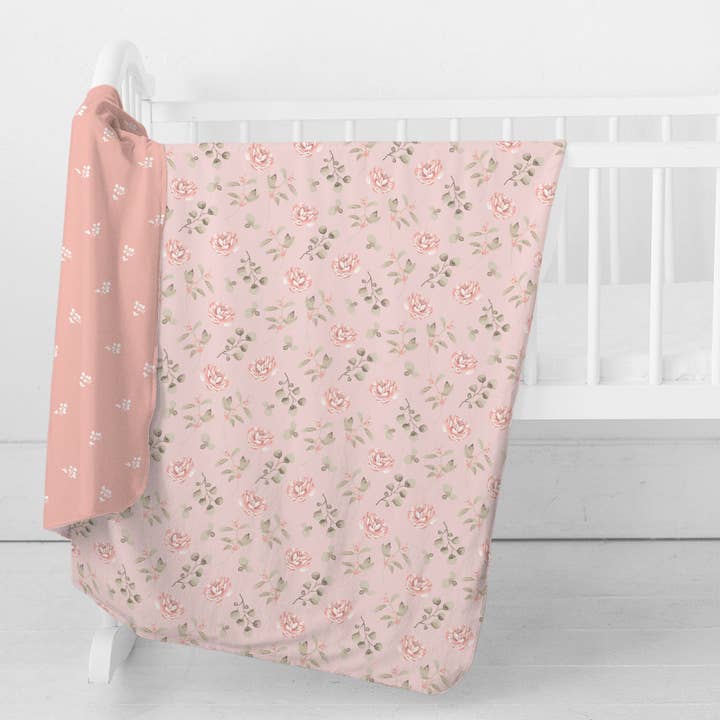 Swaddle Blanket | Country Floral for wholesale by Audrey & Bear