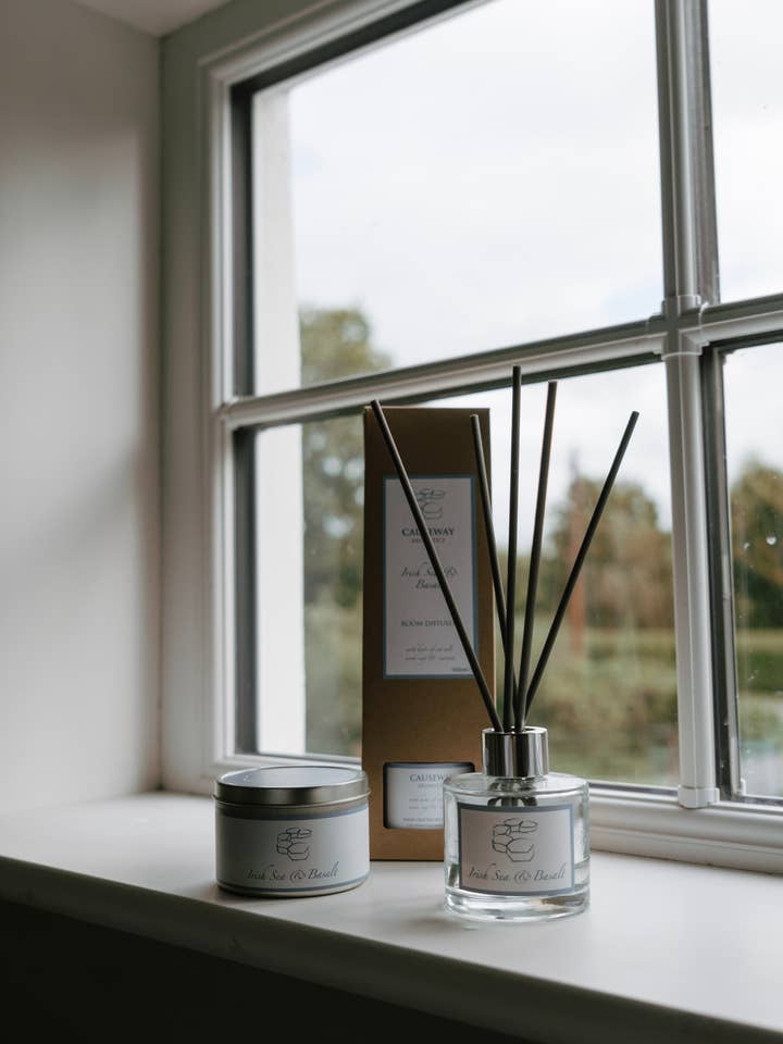 Irish Sea & Basalt Reed Diffuser - 100ml for wholesale by Causeway Aromatics