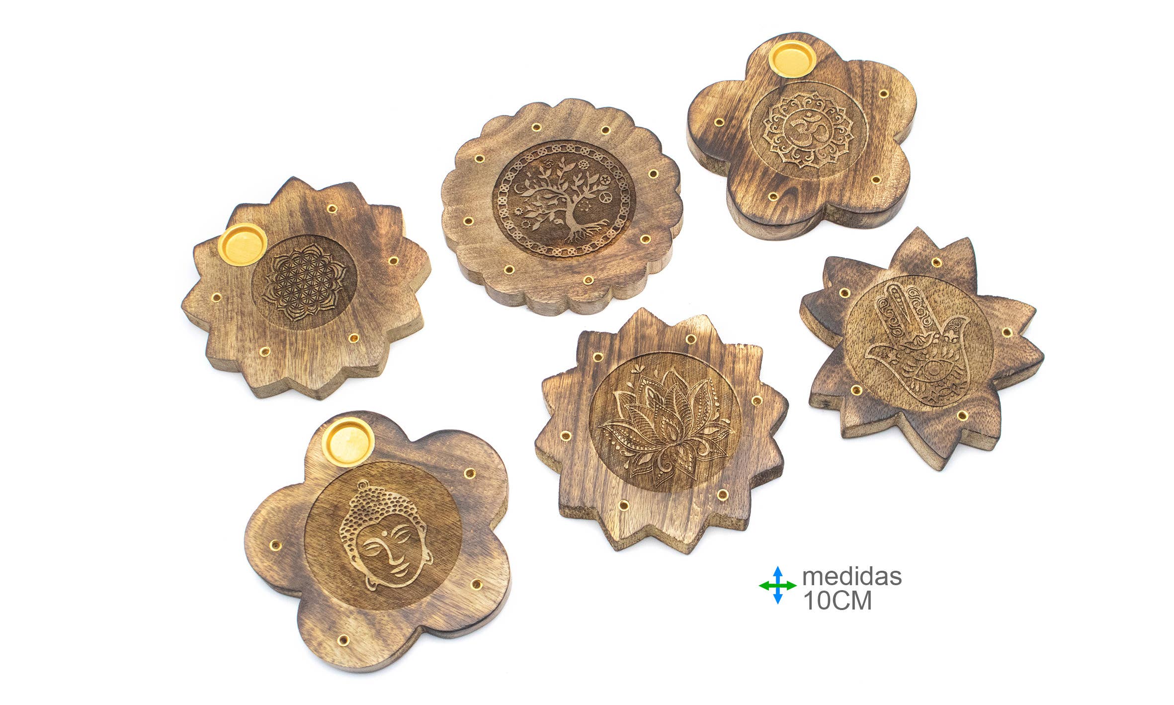 Esoterica Arte - Wholesale Incense - P. Wooden Incense 10cm (6 units)0