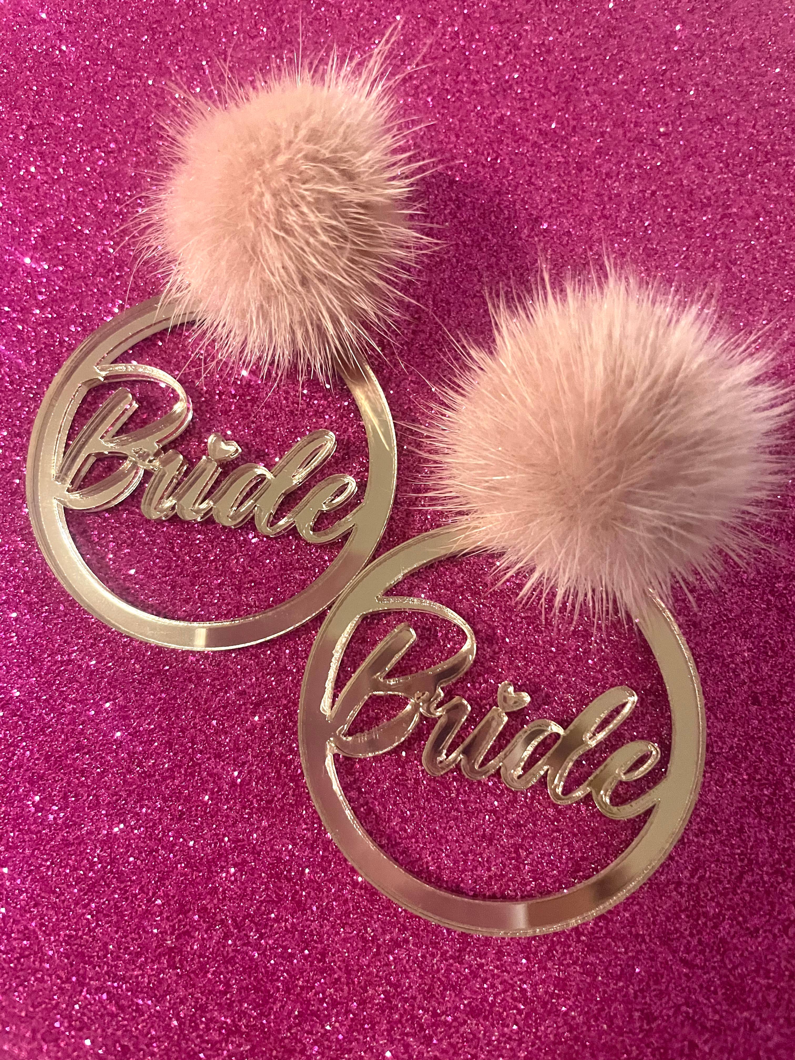 Louie Love - Wholesale Dangle Earrings - Bride Bridal Acrylic Earrings12