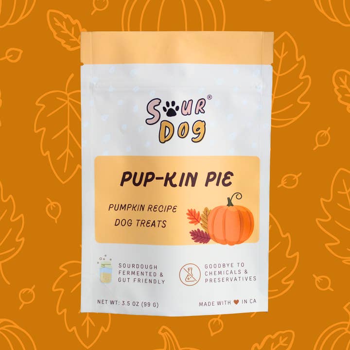 Pumpkin Sourdough Dog Treats - Gut Friendly | 3.5 oz for wholesale by SourDog
