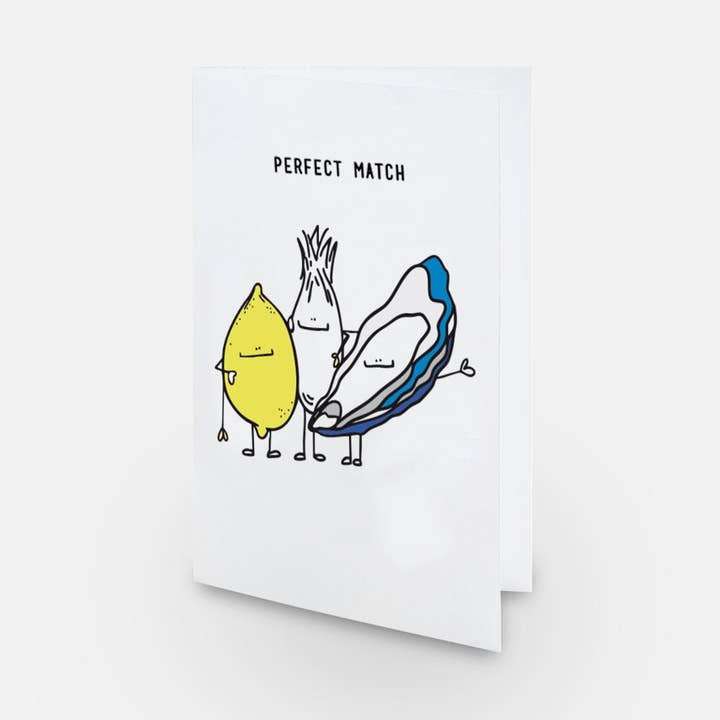 Carte Perfect match Huitre citron échalote pour la vente par FERE
