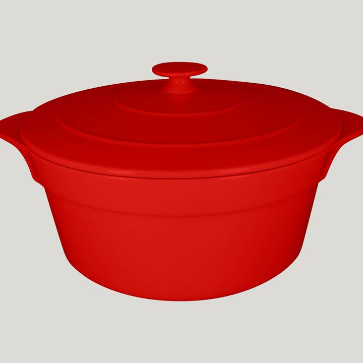 Chef's Fusion Round Cocotte and Lid - Ember (11"D) for wholesale by RAK Porcelain USA