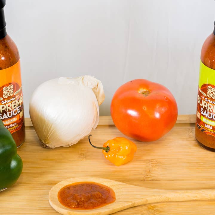 Ghana Supreme Sauce Marinade – wholesale Sås – Ghana Supreme Sauce- Marinad - Mild- Bas för Jollof R20