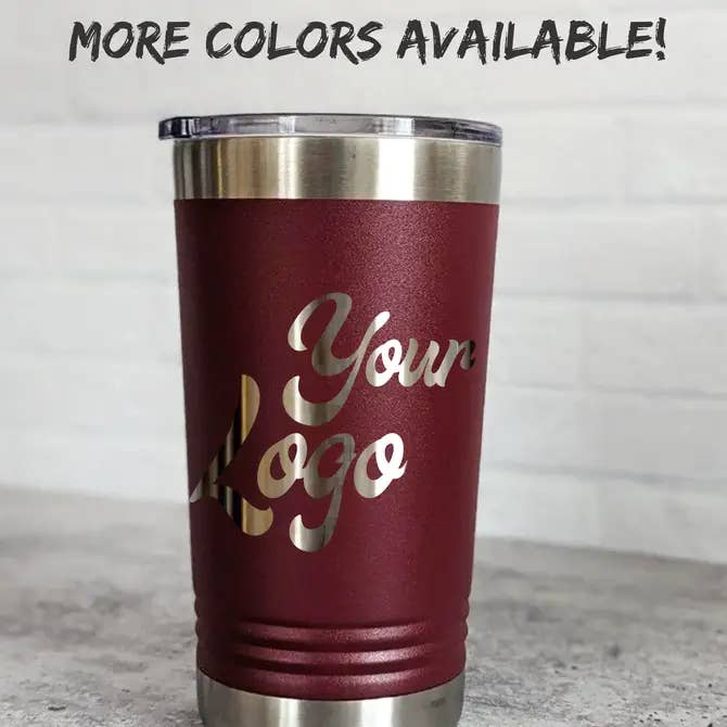 Branded 16 oz Pint Tumbler w/Your Logo Branded Case of 24 for wholesale by Katie & Company