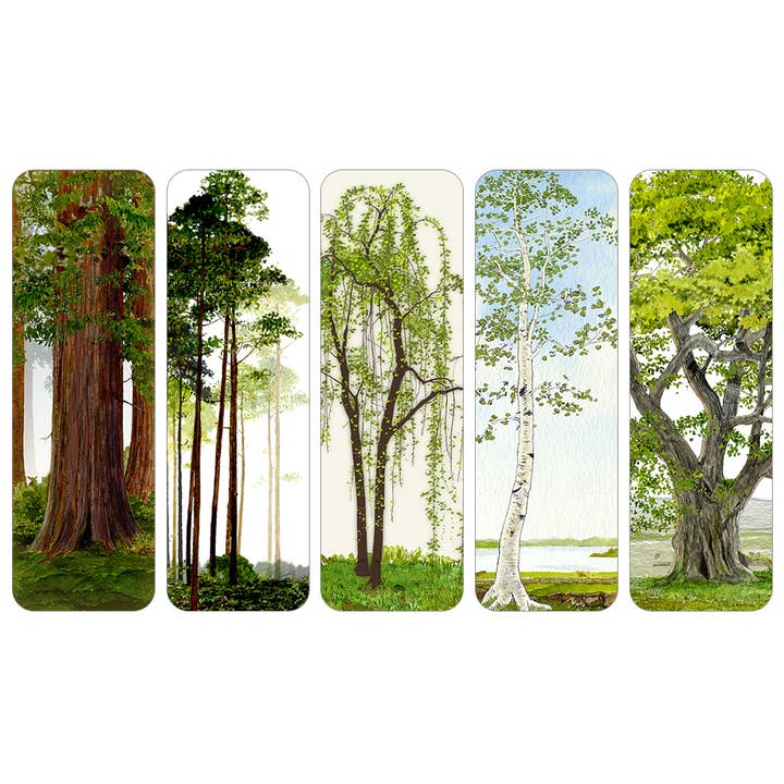 Felix Doolittle - Wholesale Bookmark - Temple of Trees -- Bookmarks - Set of 5