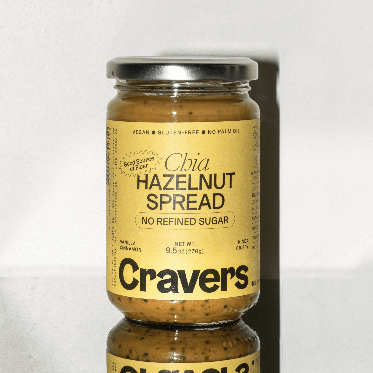 CRAVERS (EU) - Wholesale Nut Butter - CRAVERS Chia Hazelnut Spread3