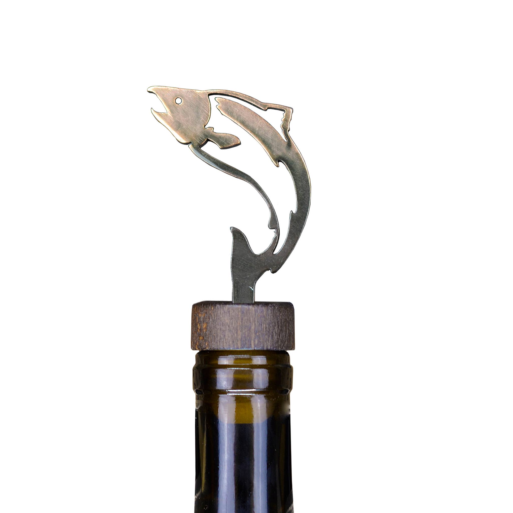 Blue Moose Metals – Engroshandel Vinprop – Fish vinflaske prop0