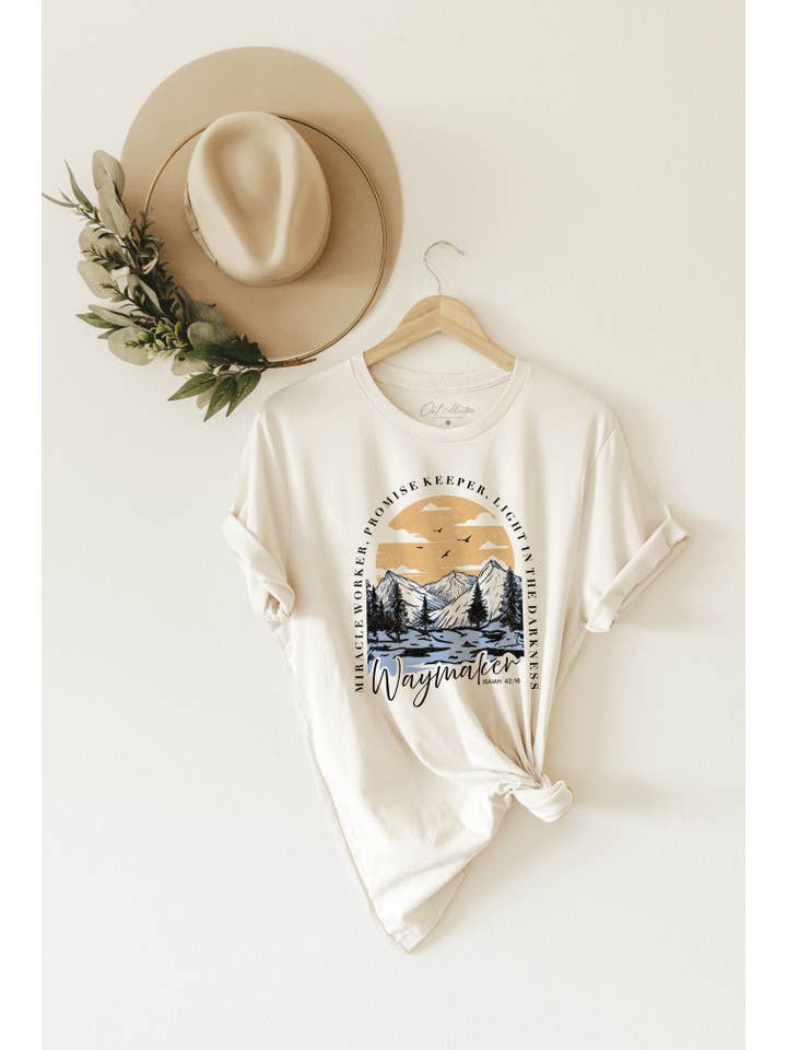 OAT COLLECTIVE – Engroshandel T-shirt med print - Dame – WAY MAKER grafisk T-shirt