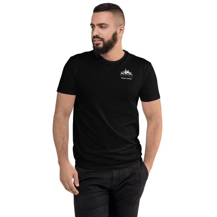 DAS BURN BLACK POKER NATION SPORTBEKLEIDUNG HERREN ENGES T-SHIRT für den Großhandel von POKER NATION