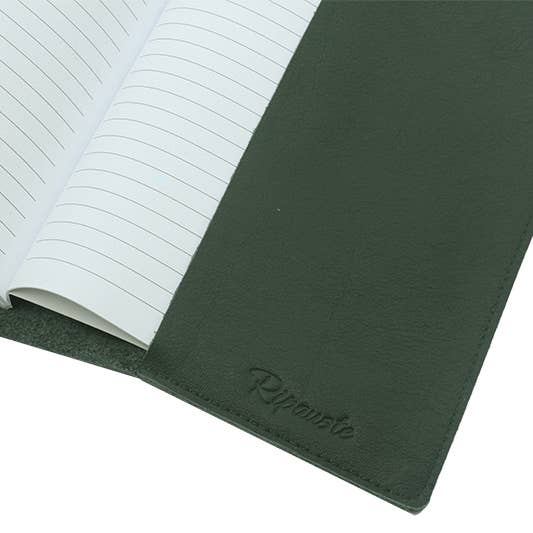 Ripauste - Venta al por mayor Cubiertas de diarios - Funda de cuaderno de piel verde pino