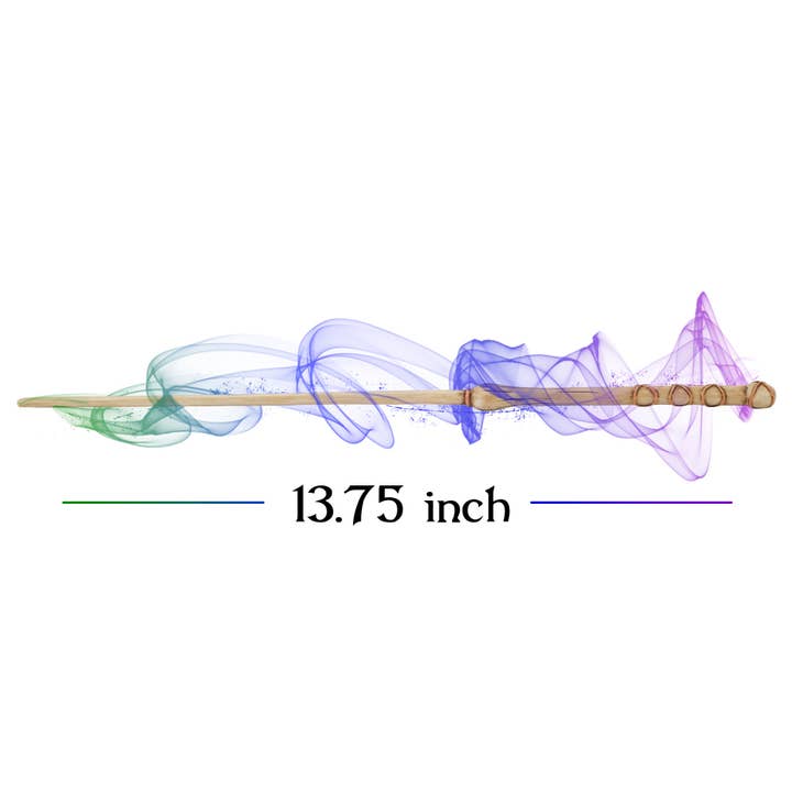 EAST AVENUE - Wholesale Toy Wand - Kids - Wand - Handcrafted Woodgrain Cream Rope 13.75 Long2