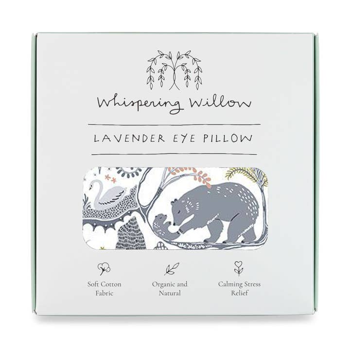Weighted Eye Pillow - Lavender-Filled - Secret Forest for wholesale by Whispering Willow